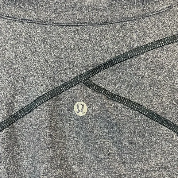Lululemon Runderful 1/2 Zip Jacket pullover Heathered blue Size 4, EUC - Picture 9 of 9